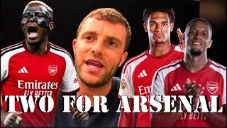 Thumbnail: 💣BOMBA! 🚨 £35 QUASAH DEAL ✅️ KONSA 🔴 OSIMHEN TO ARSENAL ⚪️ Arteta Contract 