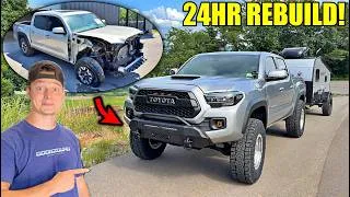 Thumbnail: We Rebuilt A Wrecked Tacoma In 24 Hours... Then Took It Overlanding