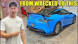 Thumbnail: We Rebuilt A Wrecked Lexus LC500 Into A $100,000 Show Car