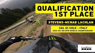 Thumbnail: GoPro: Lachlan Stevens-Mcnab wins the qualification in Val di Sole  |   2026 UCI DH MTB World Champs