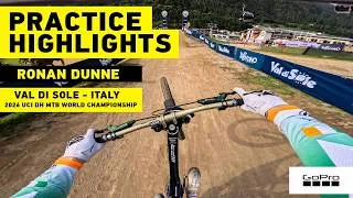 Thumbnail: GoPro: Ronan Dunne practice highlights  |   2026 UCI DH MTB World Champs Val di sole   |