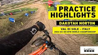 Thumbnail: GoPro: Dakotah Norton practice highlights  |   2026 UCI DH MTB World CHampionship  |   Val di Sole