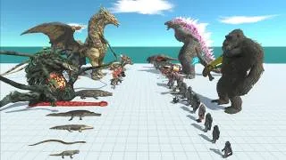 Thumbnail: Dinosaurs and Mutant Primates vs Fantasy and Reptiles  - Animal Revolt Battle Simulator