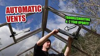 Thumbnail: Automatic greenhouse vents are a GAME CHANGER! Bayliss XL auto vents