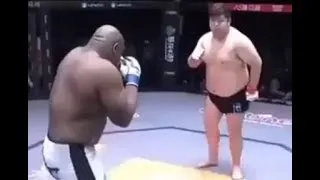 Thumbnail: Funniest MMA fight ever - Fat guy beats monster while dancing
