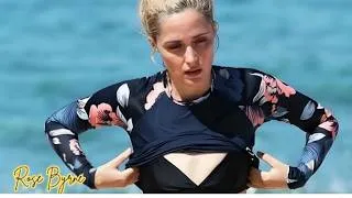 Thumbnail: Rose Byrne🔥 Stockings, Pantyhose, Tights, Bikini, Nylon, Lingerie, Bodysuit, Mini Skirt