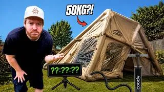 Thumbnail: We tried hand-pumping a 50kg inflatable tent... HUGE MISTAKE?