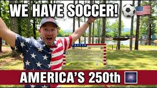 Thumbnail: We Built a Soccer Field at This Tiny House Community 🇺🇸