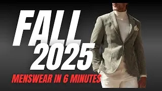Thumbnail: Men's Fall Fashion Crush Course in 6 Minutes | Menswear 2025