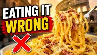 Thumbnail: Tourists Are Eating Rome Wrong — Here's What Locals Order