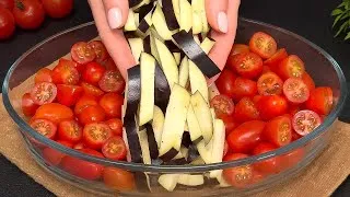 Thumbnail: Das ist ein unglaublich leckeres Auberginenrezept! Ich könnte diese Auberginen jeden Tag machen!
