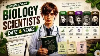 Thumbnail: COMPLETE NCERT Scientist, Dates & Years One Shot | All data in One Video | NEET 2026