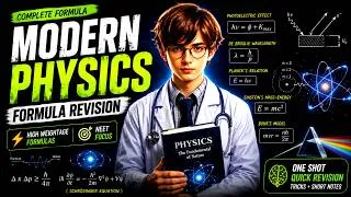 Thumbnail: COMPLETE Modern Physics Formula Revision One Shot | All Formulas | RE-NEET 2026