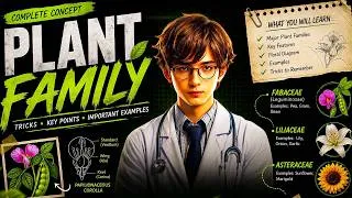 Thumbnail: Plant Family ONESHOT | Class 11 Biology | NEET 2026/2027