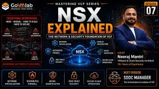 Thumbnail: NSX Explained : The Network & Security Foundation of VCF | Mastering VCF Series | Ep. No.7 | GoVMlab