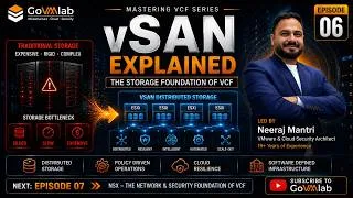 Thumbnail: vSAN Explained : How VMware Transformed Storage Forever | Mastering VCF | Ep. No.6 | GoVMlab
