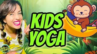 Thumbnail: 🐸 Morning Routine Exercise For Kids with Animals! 🐒  Easy and Fun Yoga For Children