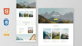 Thumbnail: Complete Responsive Website Using HTML CSS | Responsive web design tutorial