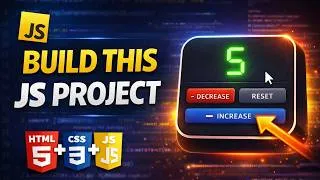 Thumbnail: JavaScript Project for Beginners | Build a Counter App using HTML CSS JavaScript