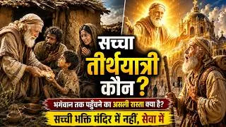 Thumbnail: सच्चा तीर्थ यात्री कौन? | Bhagwan Tak Pahunchne Ka Asli Rasta | Hindi Moral Story