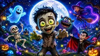 Thumbnail: Hickory Dickory Dock with Monsters | Kids Song