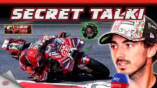 Thumbnail: Bagnaia BREAKS SILENCE on His PRIVATE DISCUSSION with Marc Marquez at Intense Battle!