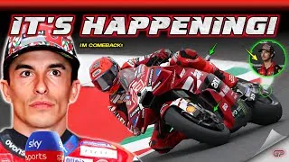 Thumbnail: Márquez Returns to MUGELLO as Ducati Garage TENSION Begins to Rise Around Bagnaia’s TITLE Fight!