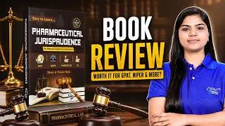 Thumbnail: Pharmaceutical Jurisprudence Book Review | for GPAT, NIPER, Pharmacist & Drug Inspector?