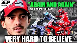 Thumbnail: “CHAOTIC SPRINT, Marquez Wins Again, Bagnaia Frustrated” | AUSTRIAN GP 2025