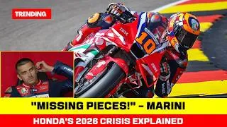 Thumbnail: Honda's SHOCKING 2026 Problem – 'Missing Little Pieces to Enjoy' Says Marini!