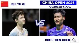 Thumbnail: [QUARTER-FINAL]  "石宇奇"  SHI Yu Qi Vs  "周天成" CHOU Tien Chen | China Open 2026