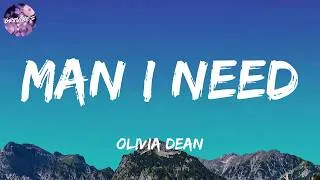 Thumbnail: Olivia Dean - Man I Need (lyrics)