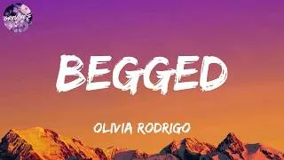 Thumbnail: Olivia Rodrigo - begged (lyrics)