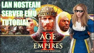 Thumbnail: Age Of Empires II DE - LAN Server emu Tutorial NOSTEAM