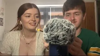 Thumbnail: my brother tries ASMR for the first time 