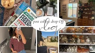 Thumbnail: HOMESCHOOL MOM VLOG||POST COLLEGE DROP OFF||HINTS OF FALL, TARGET, TRYING TO MOVE FORWARD 🥹😭🍁