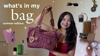 Thumbnail: what’s in my bag ⋆𓇼˚𖦹 summer purse tour, everyday essentials