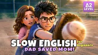 Thumbnail: Mom and Dad’s Love Story... So Unexpected! | Slow English Listening Story (A2 Level)