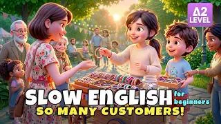 Thumbnail: Maya’s Bracelet Shop Became So Popular! | Easy English Listening Story for Beginners (A1 - A2)