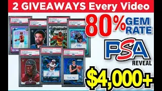 Thumbnail: JACKPOT $4,000+ PSA Reveal! 80% GEM MINT Rate. 20 Cards!