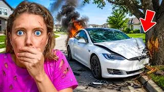 Thumbnail: I CRASHED my NEW CAR... **it's DESTROYED**