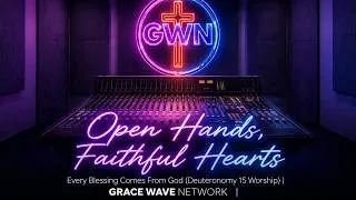 Thumbnail: Open Hands, Faithful Hearts (Deuteronomy 15) 🕊️ Every Blessing Comes From God | GRACE WAVE NETWORK