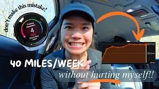 Thumbnail: Beginner Runner's Guide to Increasing Mileage (without injury!)