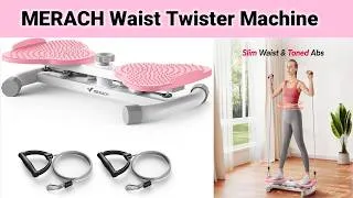 Thumbnail: Merach Ab Twister Machine,  Core Ab Exercise, Twist Board with 300 lbs. Weight Capacity  #fitness