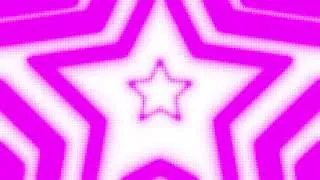 Thumbnail: White and Purple Y2k Neon LED Lights Star Background || 1 Hour Looped HD