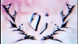 Thumbnail: 3D Chrome Silver Heart Background || 1 Hour Looped HD