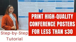 Thumbnail: HOW TO PRINT CONFERENCE POSTERS (AFFORDABLE) | TUTORIAL