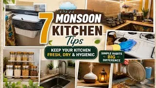 Thumbnail: ✅7 Monsoon Kitchen Tips : Keep Kitchen Clean, Fresh & Hygienic | 100% Kaam Aayenge Ye  Cleaning Tips
