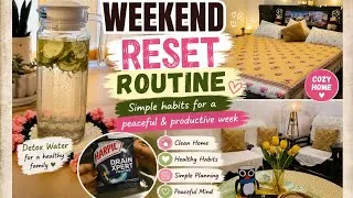 Thumbnail: Weekend Summer Reset Routine | Simple Homemaker Habits for a Peaceful & Productive Week #homemaking