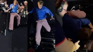 Thumbnail: Alex Warren Falls During Concert After Jumping From Railing
